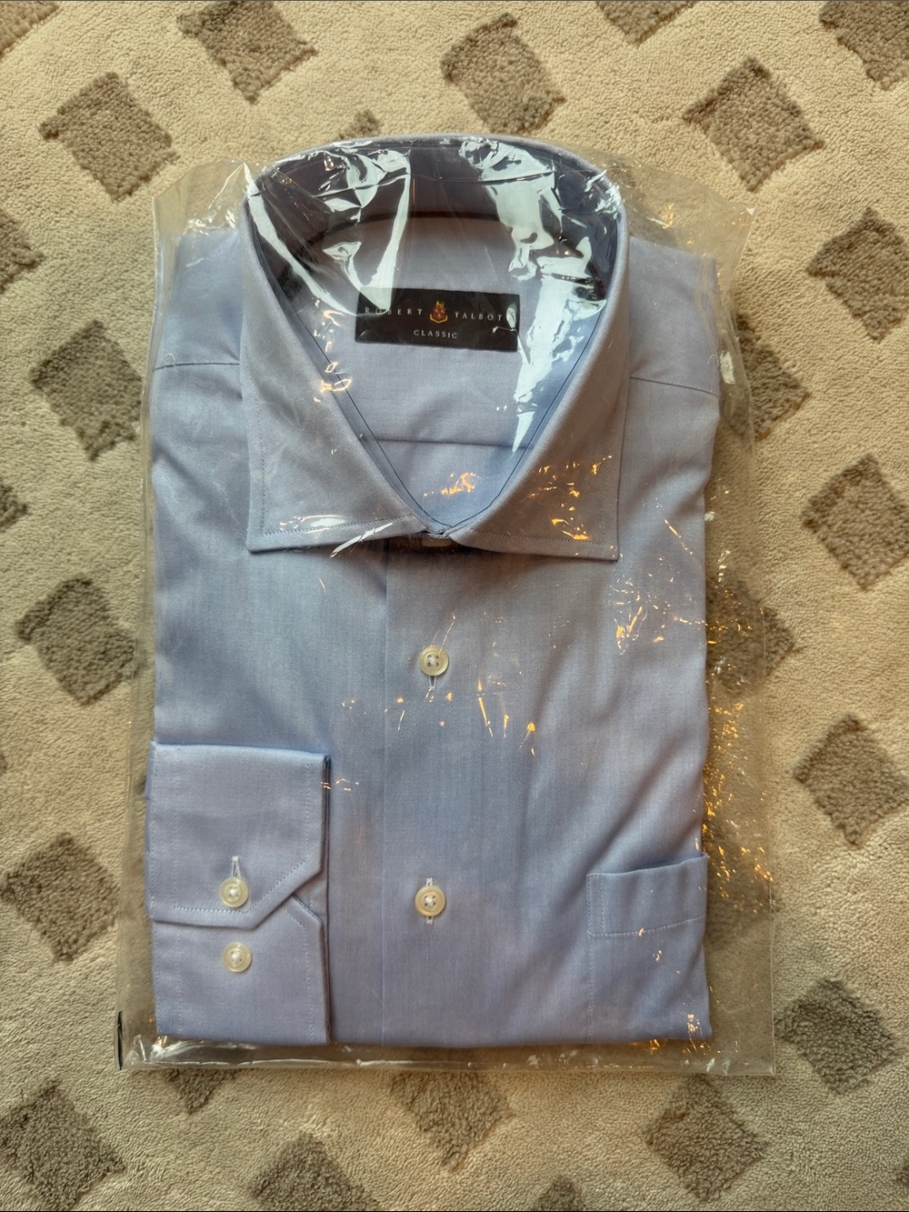 Robert Talbott Light Blue Men's Dress Shirt